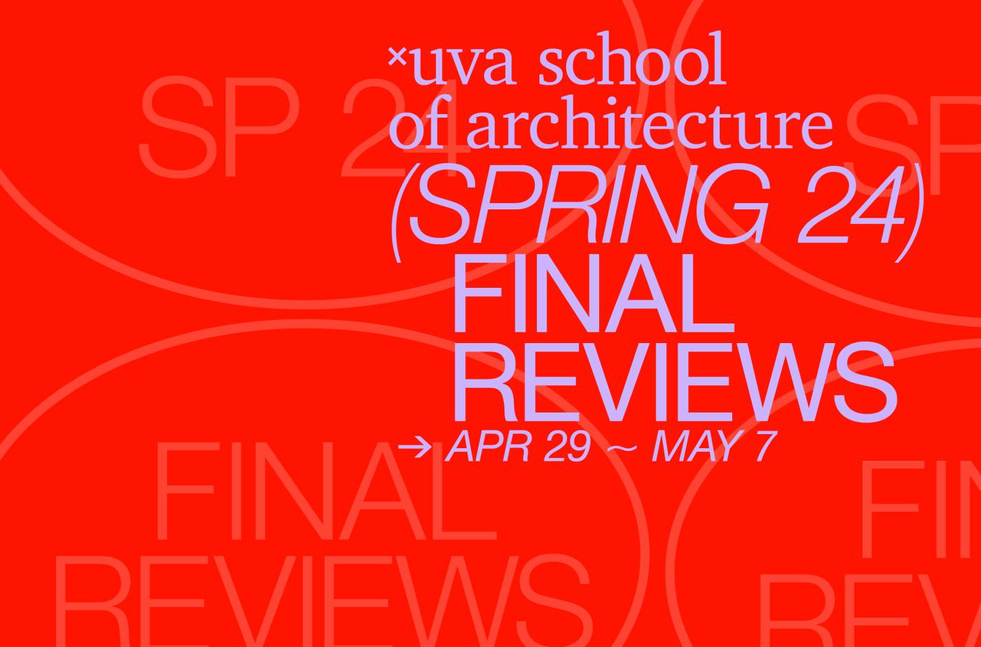 Final Reviews Spring 2024 Web Record Graphic