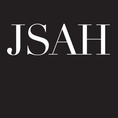 The capital letters J-S-A-H in white serif typeface on a black ground