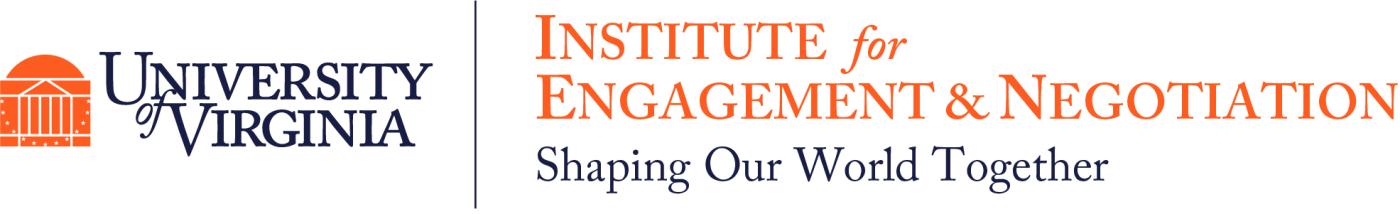 Logo - Institute for Engagement & Negotiation - Shaping Our World Together