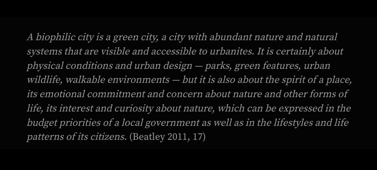 JD BROWN CO-AUTHORS 'PLANNING FOR BIOPHILIC CITIES'