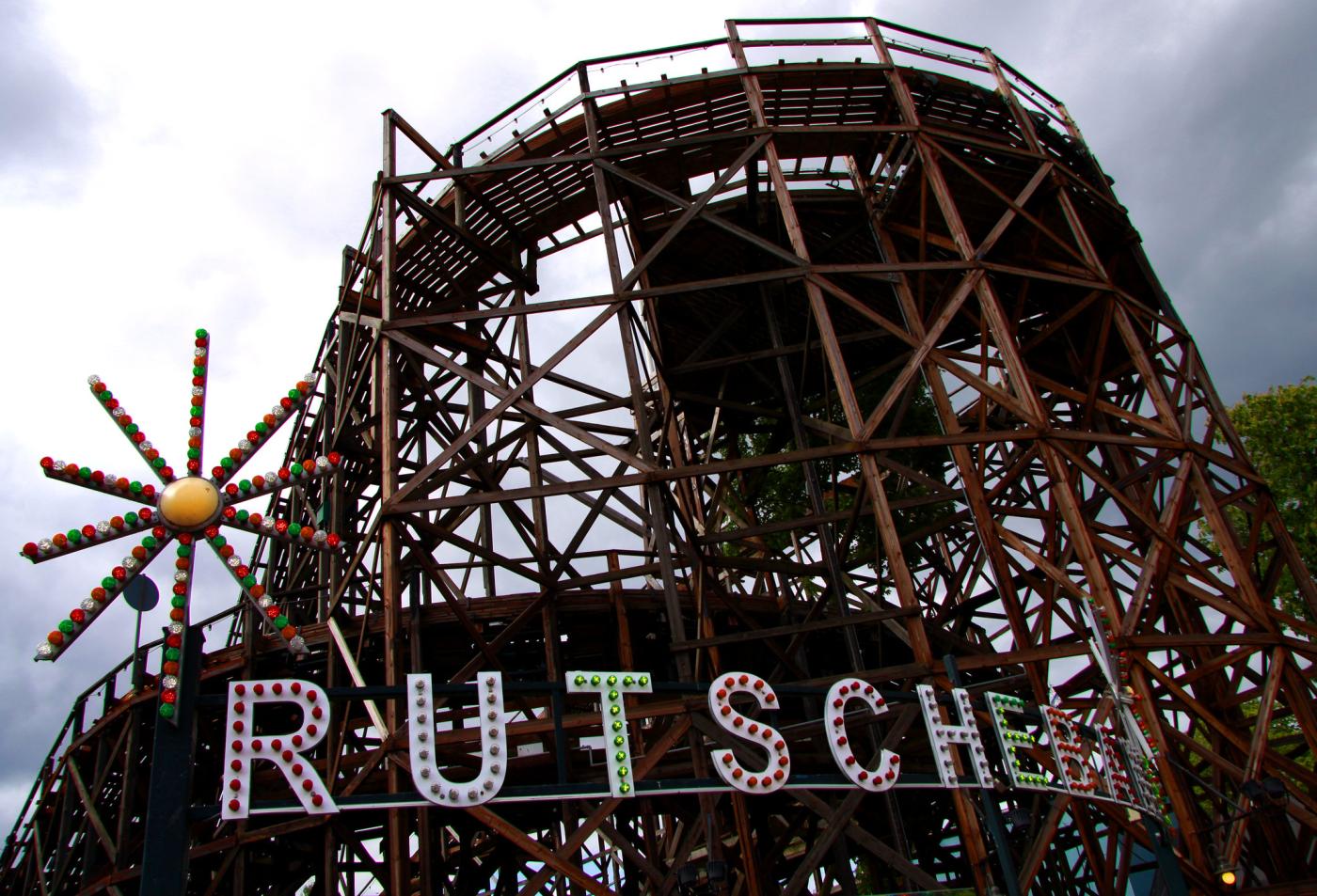 Bakken Amusement Park Roller Coaster