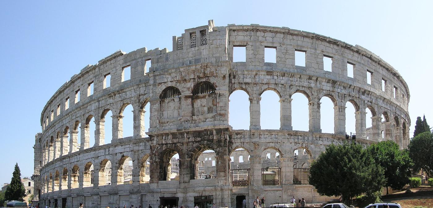 Pula Arena in Istria, Croatia