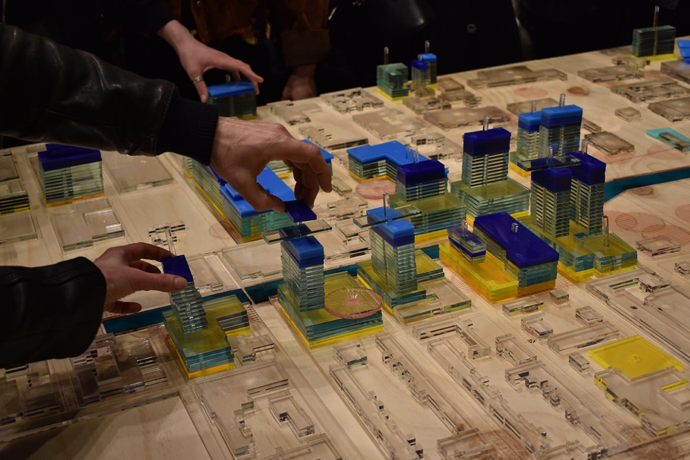 model of Gowanus, Brooklyn, NYC