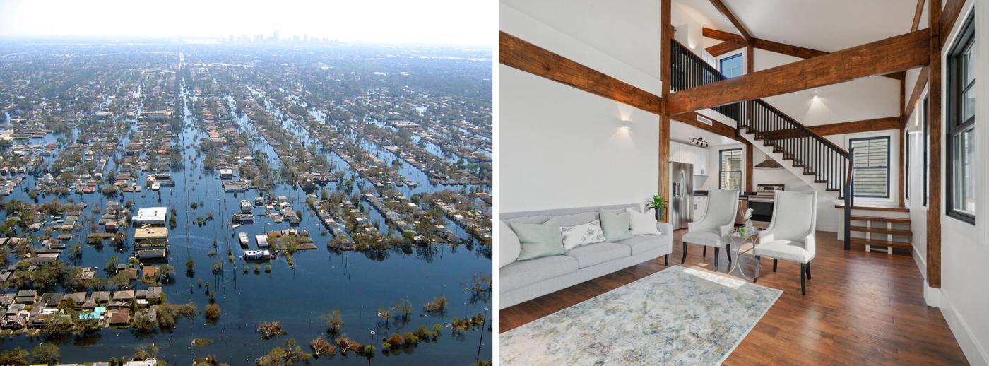 Steven Bingler Image of Katrina Flooding and Shibusa Systems Interiors