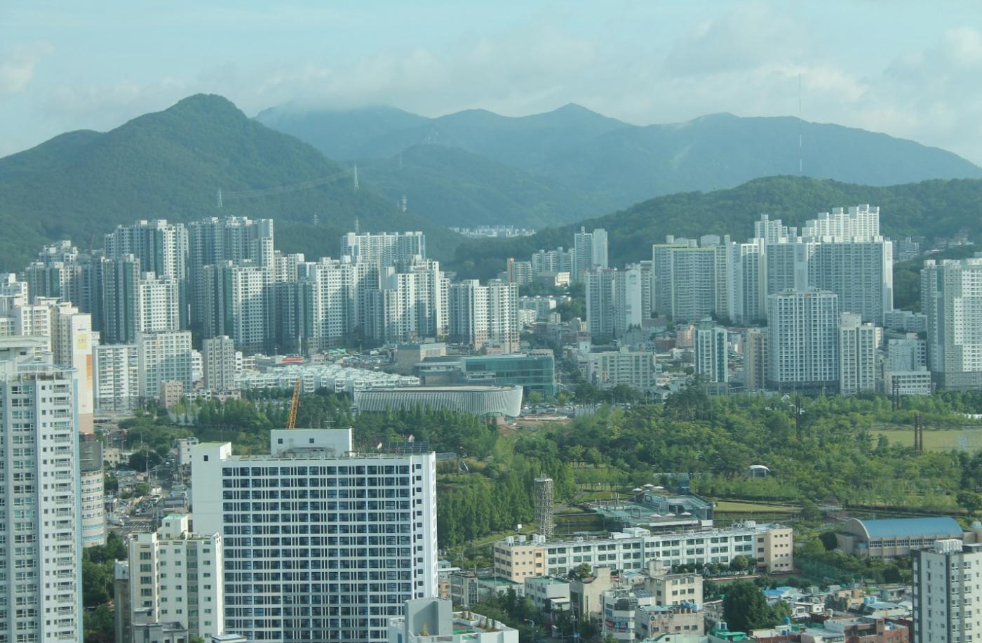 Busan South Korea Skyline Photo by Tim Beatley