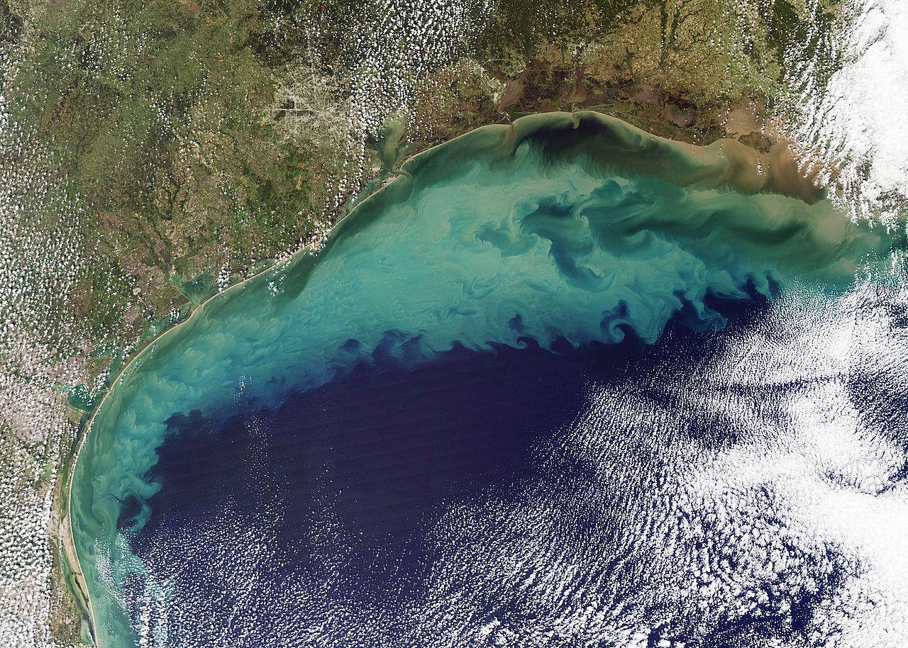 Sediment in the Gulf of Mexico - Jeff Schmaltz NASA Earth Observatory 2