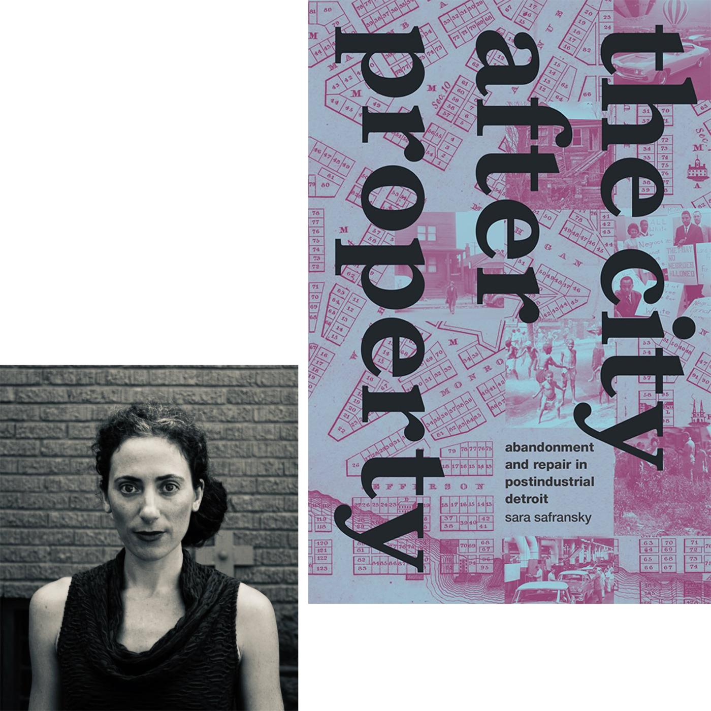CCL JBJ Book Prize 2024_Finalist_The City after Property by Safransky - book cover and headshot