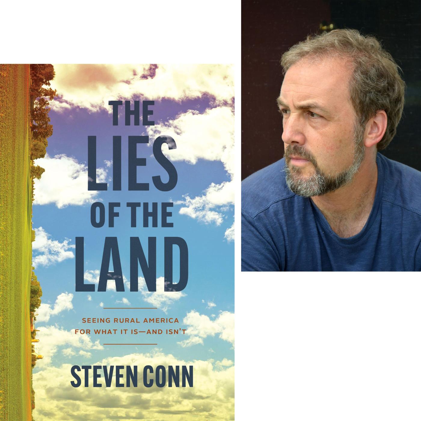 CCL JBJ Book Prize 2024_Finalist_The Lies of the Land by Conn - book cover and headshot