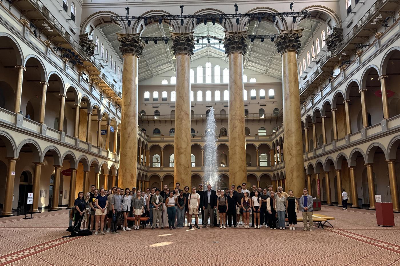 ARCH 7010 DC Trip National Building Museum Group Shot