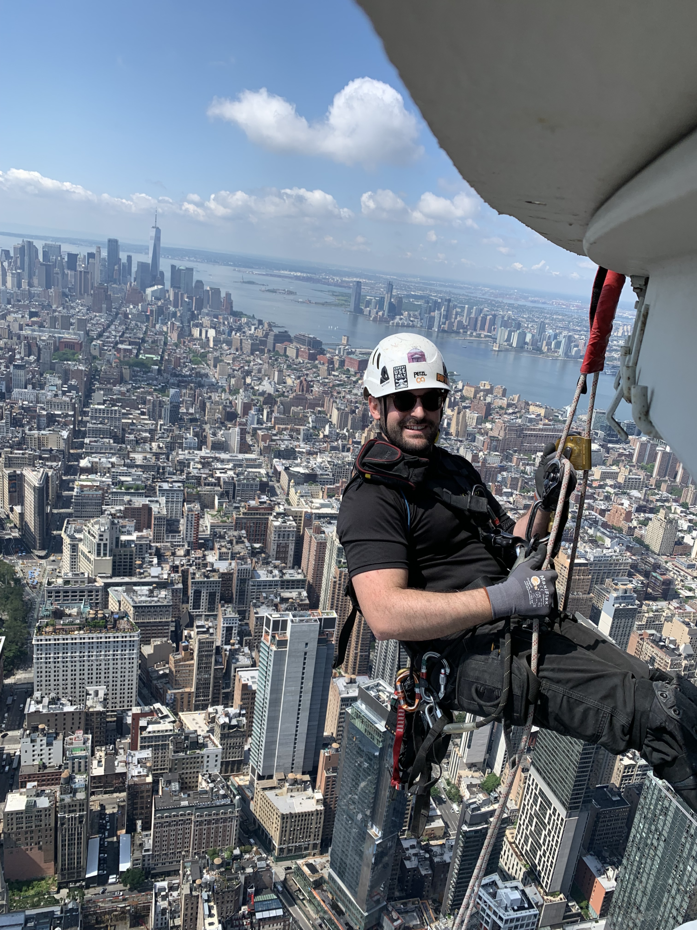 William Canup on Empire State Building