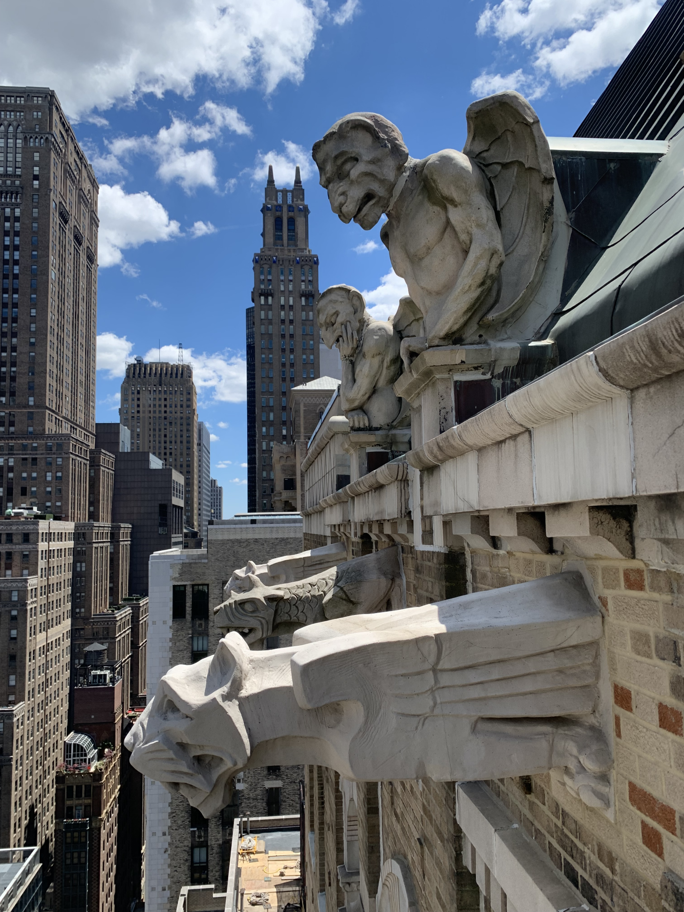 Gargoyles on the Farmers' Loan and Trust Company Building