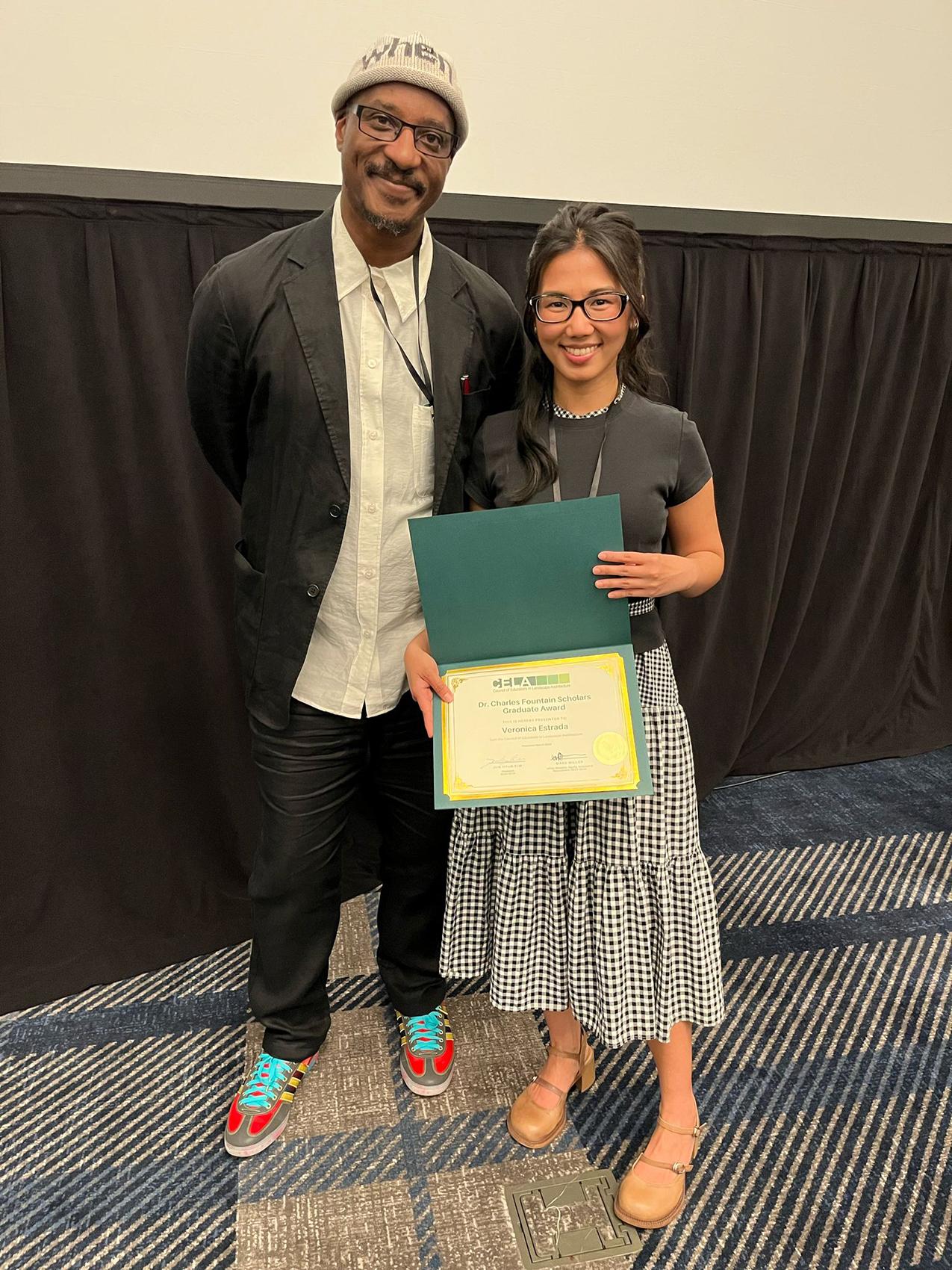 MLA Student Nikki Estrada Reives CELA Fountain Scholar Award