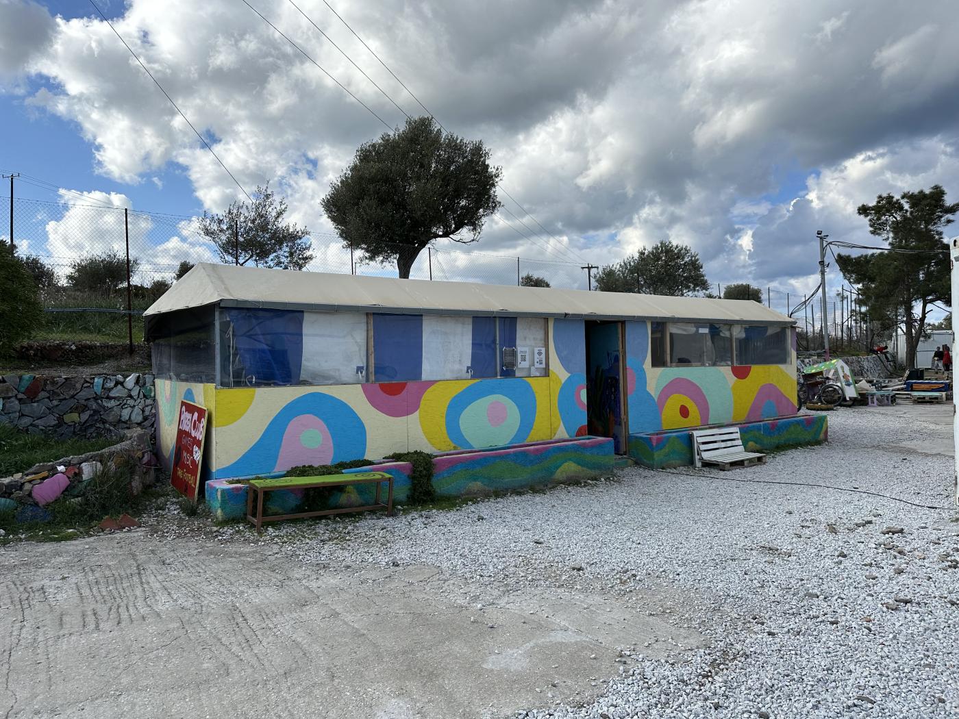 Social Club, Paréa Lesvos, Lesvos Island, Greece