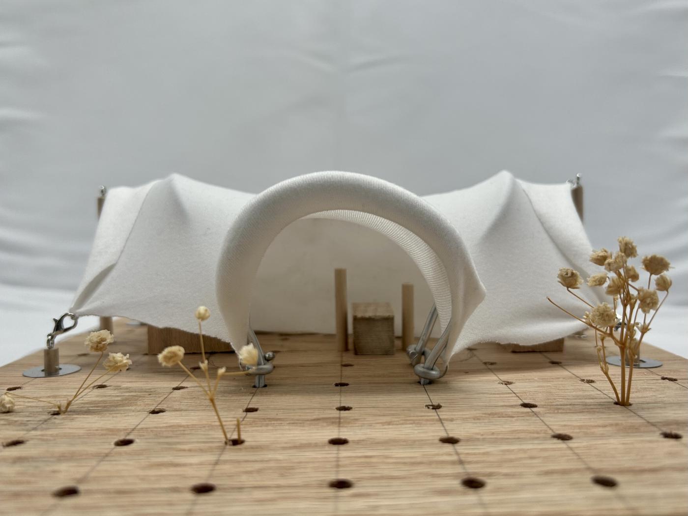 Adaptive Shelter Healing Landscape_Studio Model