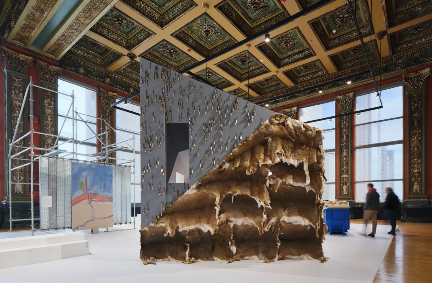 Chris Cornelius, ukwe-tase, Chicago Architecture Biennial 2023. Courtesy studio:indigenous. Photo: Tom Harris.