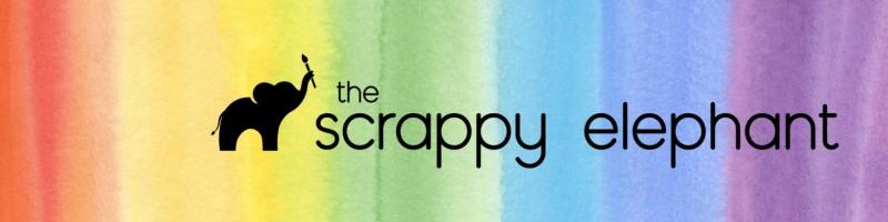 Rainbow hues overlaid with black text and silhouette of an elephant